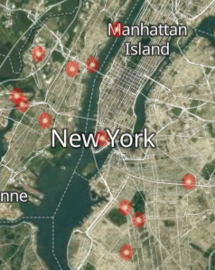 Shodan results for NYC